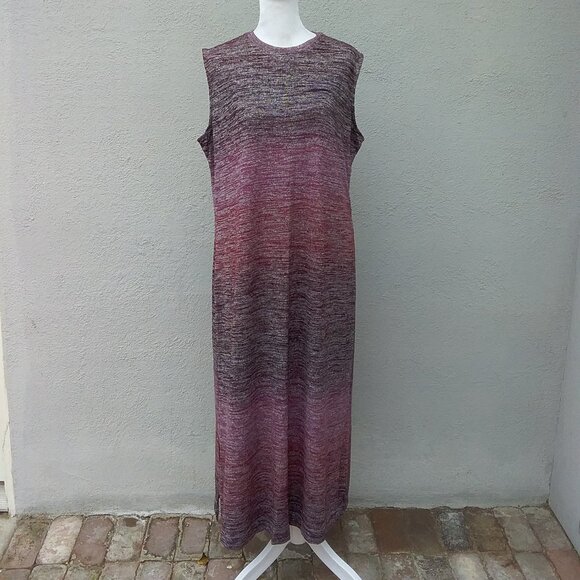 Prologue Dress Women's XL Ombre Purple Midi Sleeveless Preppy - Picture 2 of 7